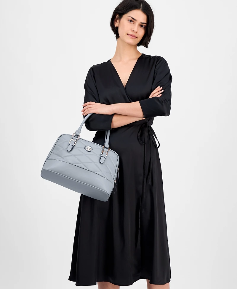 Giani Bernini Medium Quilted Dome Satchel, Exclusively at Macy's