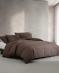 Closeout! Calvin Klein Washed Percale Solid 2-Pc. Comforter Set, Twin/Twin Xl