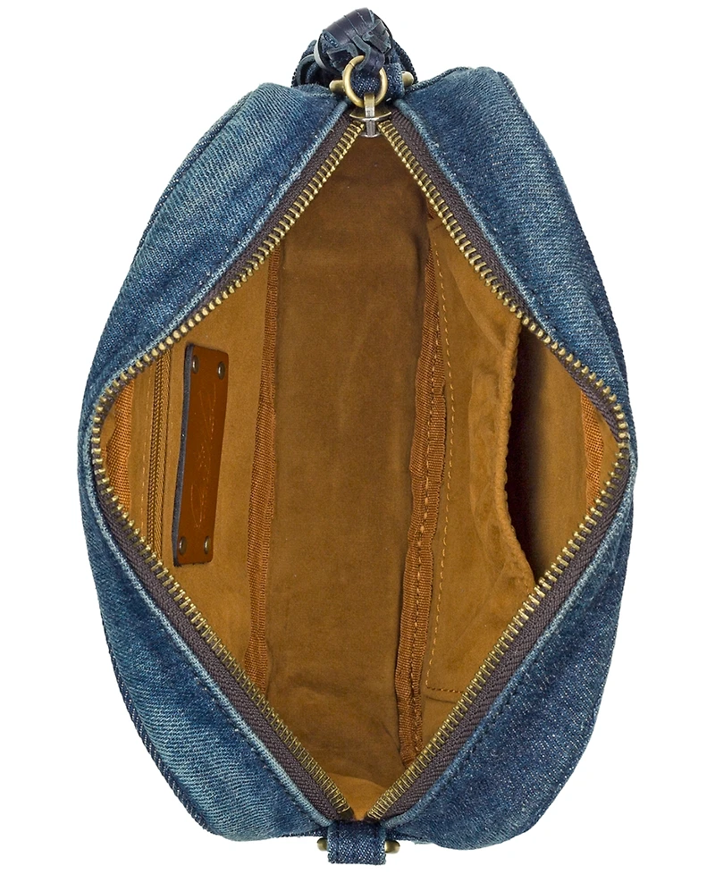 Patricia Nash Josie Woven Denim Small Crossbody