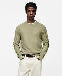 Mango Men's Slim-Fit Micro-structured Knit Sweater