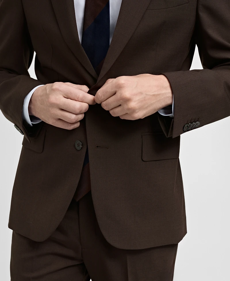 Mango Men's Slim-Fit Wool Suit Blazer