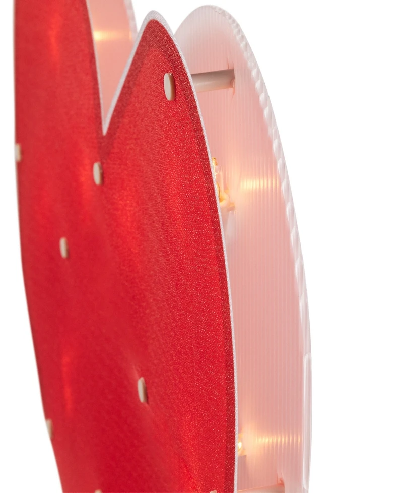 Northlight 14.25" Lighted Heart Valentine's Day Window Silhouette Decoration