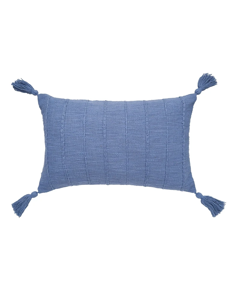 Constance Denim Pillow, 14" x 22"