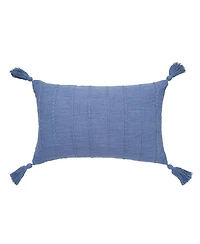 Constance Denim Pillow, 14" x 22"