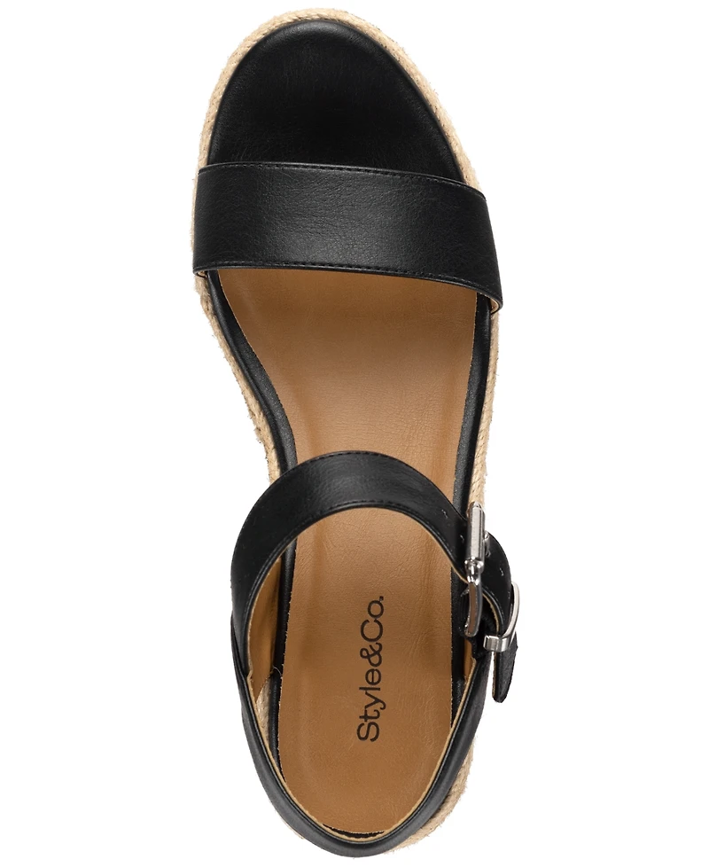 Style & Co Women's Hawkinns Wedge Sandals, Exclusively at Macy's