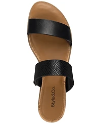 Style & Co Women's Elliee Flat Sandals, Exclusively at Macy's