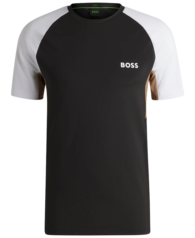 Boss by Hugo Men's Active Color-Blocked T-Shirt