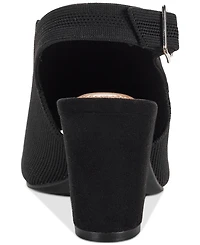 Style & Co Women's Peyyton Slingback Knit Dress Shooties, Exclusively at Macy's