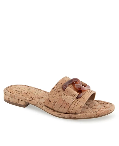 Aerosoles Women's Big Charm Slide Open Toe Sandals