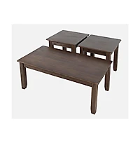 Eros Contemporary 3 Piece Coffee Table Set