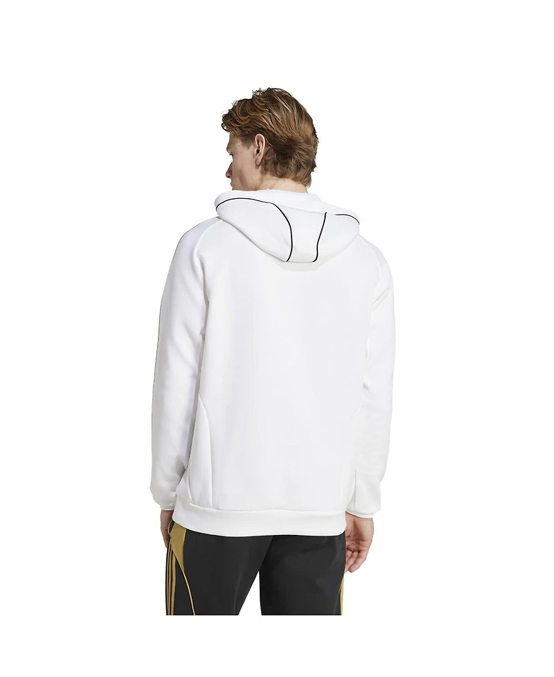 Adidas Men's White Lafc 2025 Travel Pullover Hoodie