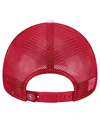 New Era Preschool Scarlet San Francisco 49ers Sport Night Color Block 9FORTY A-Frame Trucker Adjustable Hat