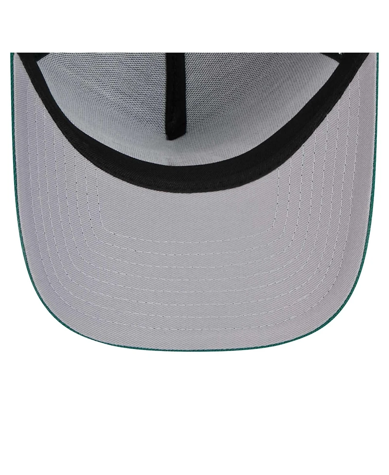 New Era Men's Green New York Jets A-Frame 9FORTY Adjustable Hat