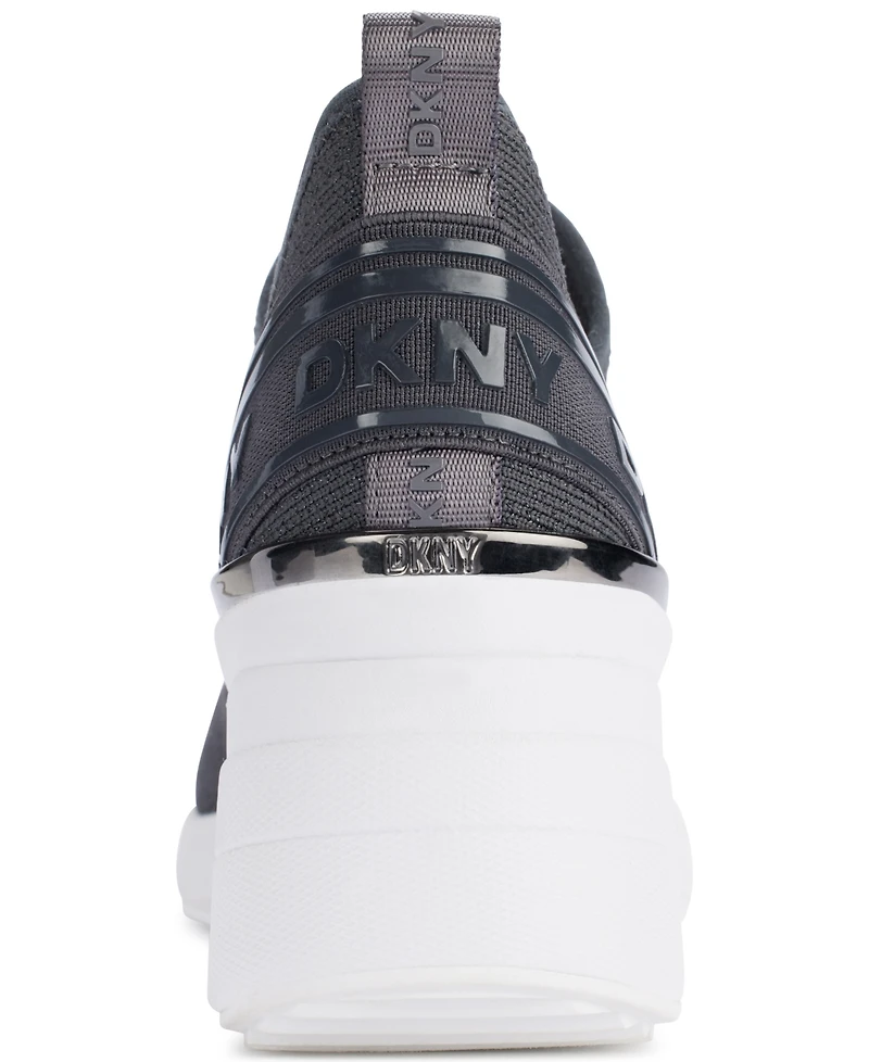 Dkny Women's Keeva Slip-On Wedge Sneakers