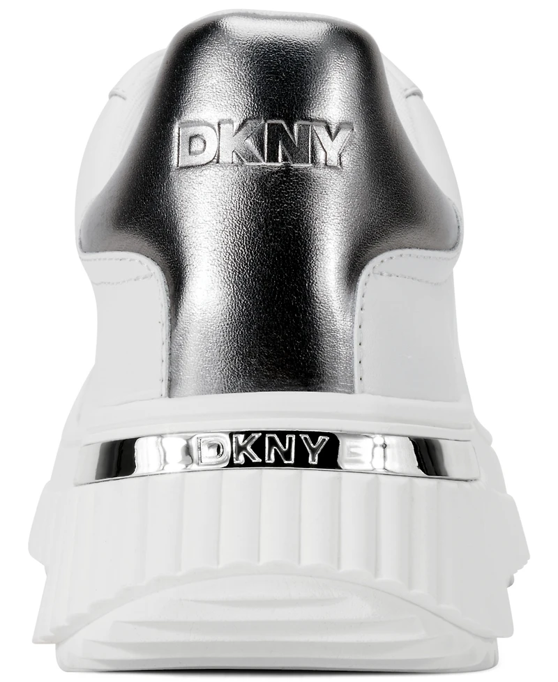 Dkny Women's Lobeco Lace-Up Platform Sneakers