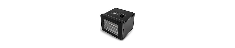 Elite Cuisine Digital Food Dehydrator with 4 Stainless Steel Trays