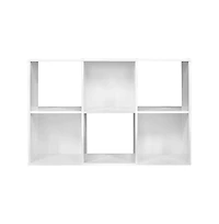 Closetmaid Decorative Home 6-Cube Cubeicals Organizer Storage, White (2 Pack)