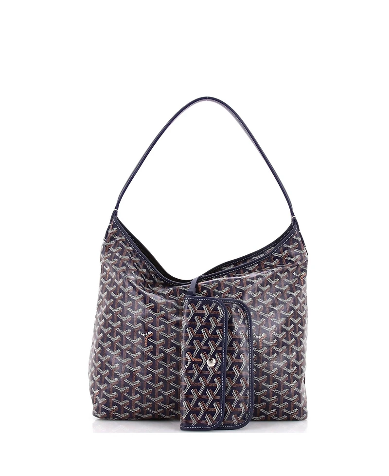 Pre-Owned Goyard Boheme Hobo Coated Canvas