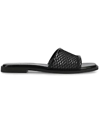 Journee Collection Women's Breckley Mesh Slide Flat Sandals