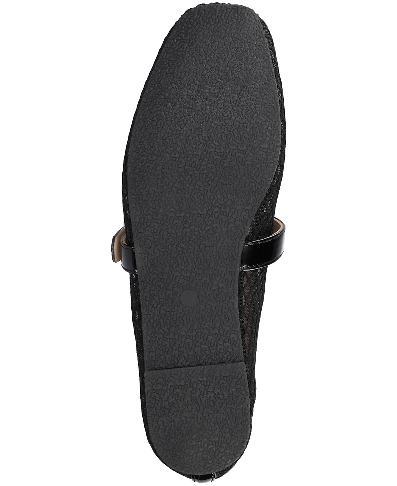 Journee Collection Women's Casha Mesh Mary Jane Flats