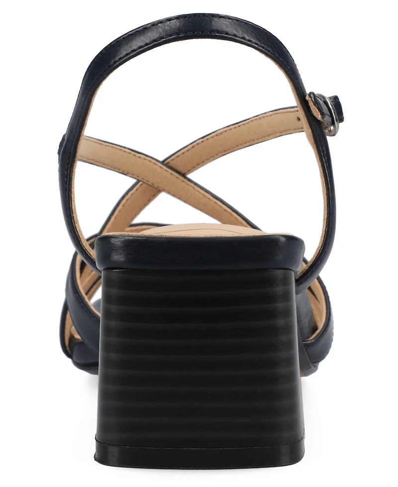 Journee Collection Women's Shyla Block Heel Dress Sandals