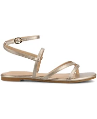 Journee Collection Women's Serissa Strappy Flat Sandals
