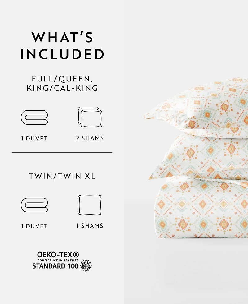 ienjoy Home Lucid Dreams Patterned Duvet Cover Set, Twin/Twin Xl