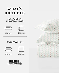 ienjoy Home Lucid Dreams Patterned Duvet Cover Set, Full/Queen