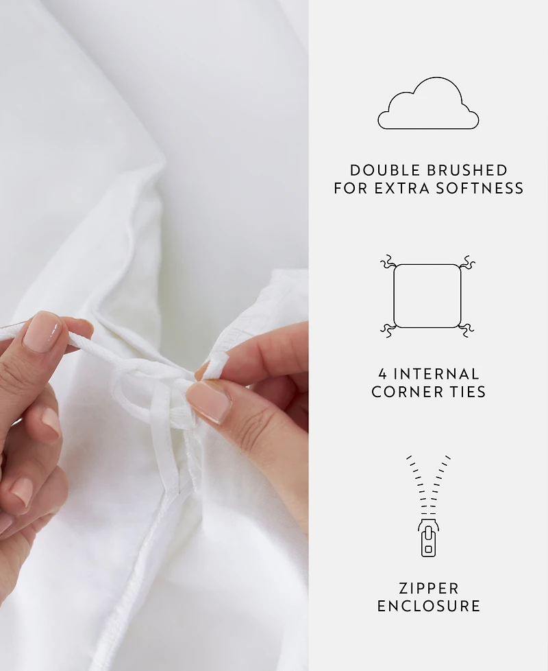 ienjoy Home Utra Soft Reversible 3-Pc. Duvet Cover Set, King/California King