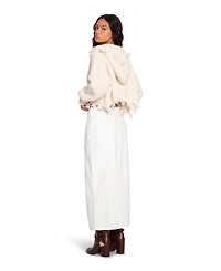 Belle & Bloom Women's Can't Forget You Denim Midi Skirt