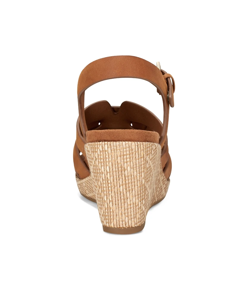 Rockport Women's Bessa Open Toe Strappy Wedge Sandals