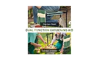 Garden Kneeler Bench Comfortable Folding Seat for Kneeling and Gardening Tasks