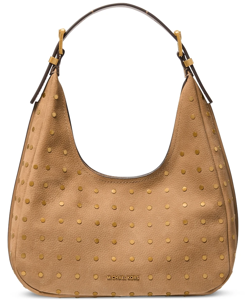 Michael Michael Kors Nolita Small Leather Hobo Shoulder Bag