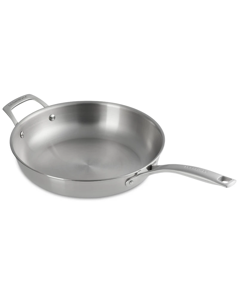 Le Creuset Essential Stainless Steel Shallow Round Frying Pan, 11"