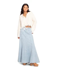 Belle & Bloom Women's Bold Love Maxi Skirt