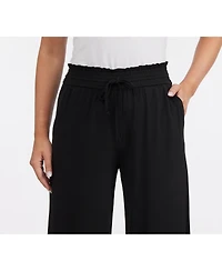 Ellen Tracy Women's Wide Leg Pant with Smocking