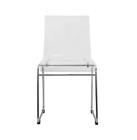 LeisureMod Lima Modern Acrylic Chair