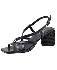 Linea Paolo Hazel | Raffia Block Heel Sandals