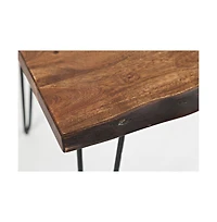 Nature's Edge 24'' Solid Acacia Square End Table