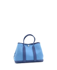 Pre-Owned HERMES 30 Garden Party Tote Toile and Leather