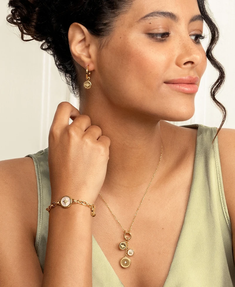 Olivia Burton Signature Charms Gold Tone Bracelet