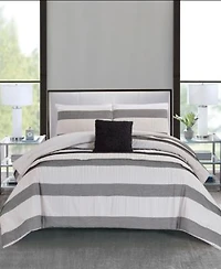 Rachel Roy Chenille Stripe Comforter Sets
