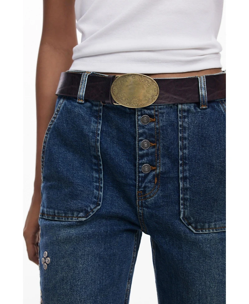 Desigual Women's Buckle belt