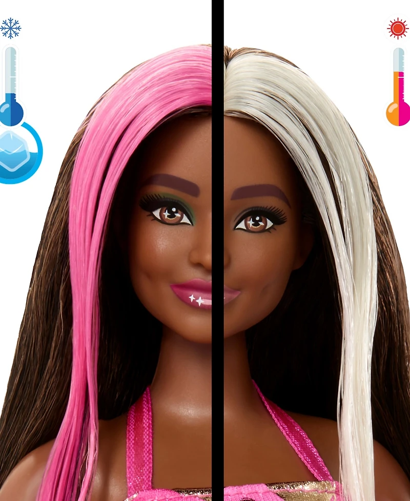 Barbie Party Unboxed Pet Birthday Series Doll & Accessories, Shimmerin' Hearts Set with 10 Surprises