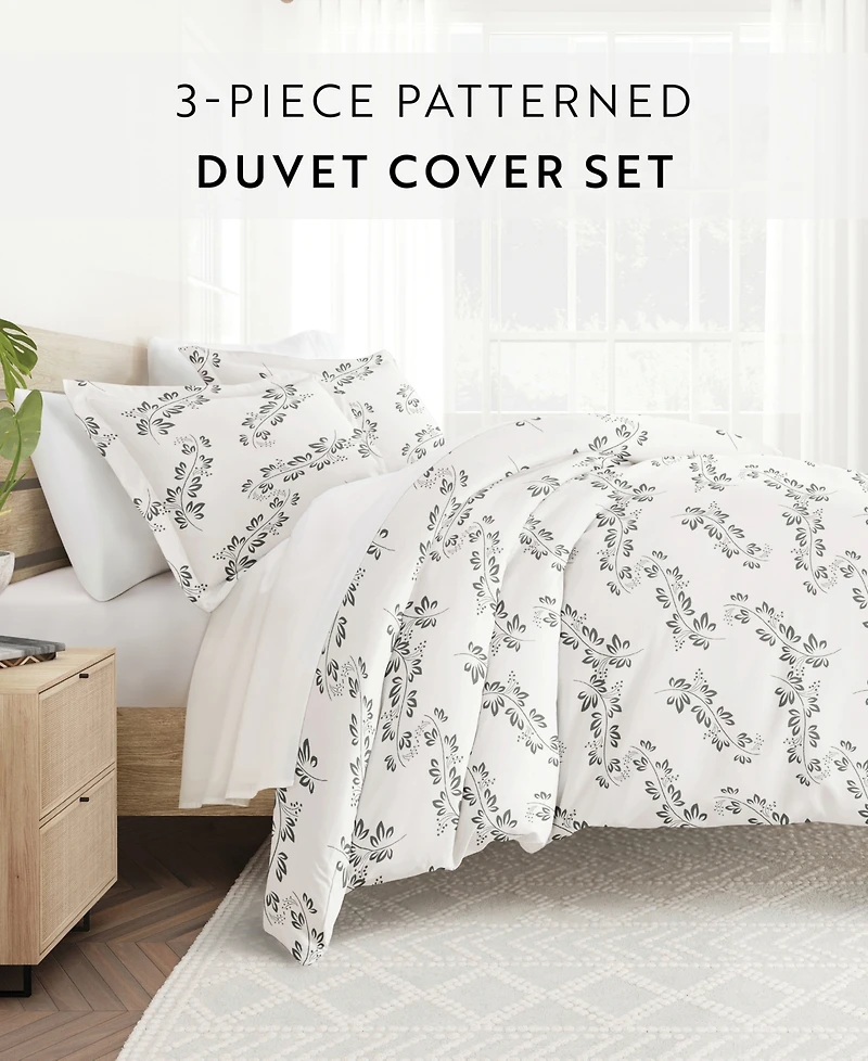 ienjoy Home Tranquil Sleep Patterned Duvet Cover Set, King/California King