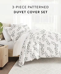 ienjoy Home Tranquil Sleep Patterned Duvet Cover Set, King/California King