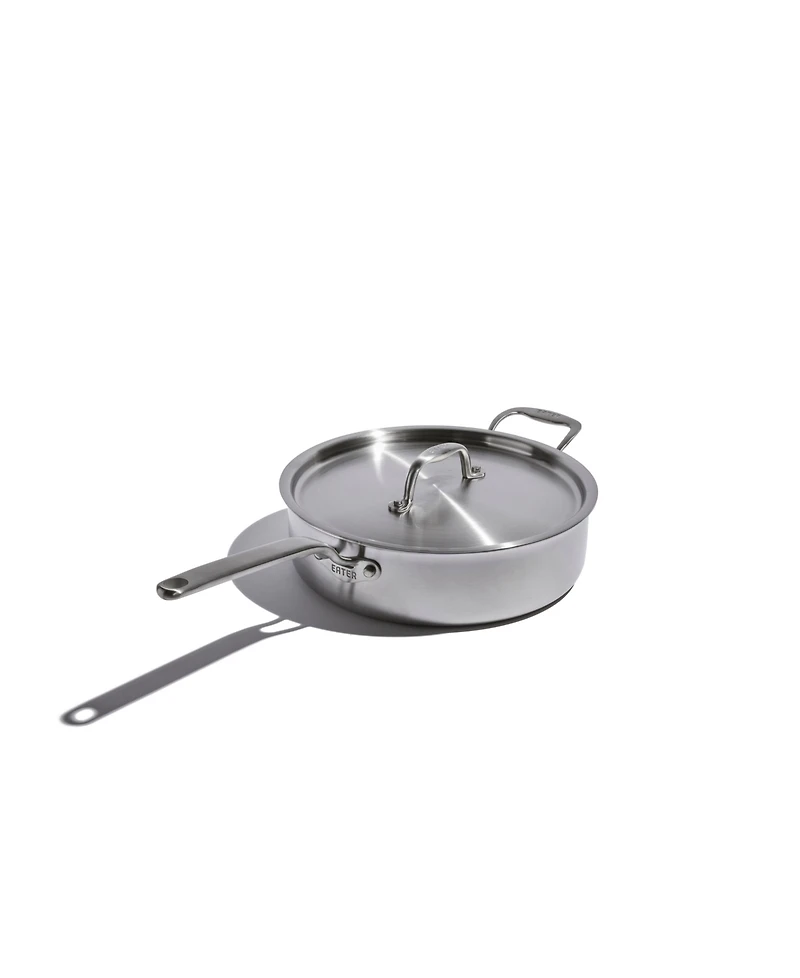 Heritage Steel X Eater 5-Ply Stainless Steel 4-Qt. Saute with Lid