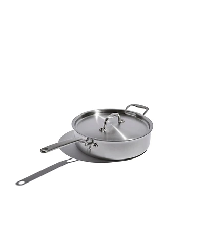 Heritage Steel X Eater 5-Ply Stainless Steel 4-Qt. Saute with Lid