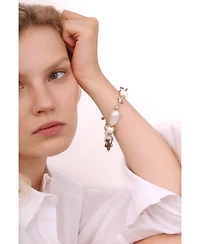 Baroque Pearl Piercing Bracelet 9.0″