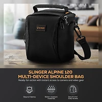 Minolta MN53Z 16MP Fhd Digital Camera with 53x Optical Zoom, Wi-Fi, Black Bundle with Shoulder Bag, 64GB Sd Card, Wrist Strap, Octopus Tripod, Cleanin